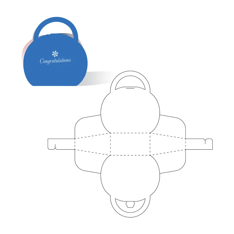 

3D Свадебная портативная мини-сумка в подарочной коробке для конфет, металлические режущие штампы, скрапбукинг, тиснение, открытка, ремесло, без штампов, Рождество