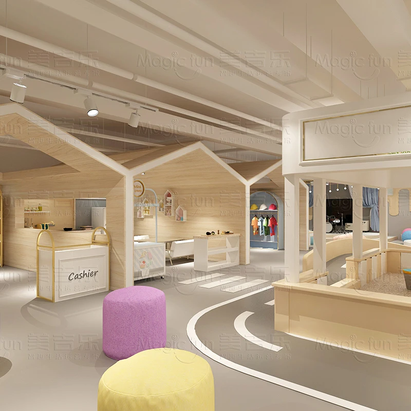 Детская игровая конструкция мягкая крытая площадка с батутом карусель шаровая