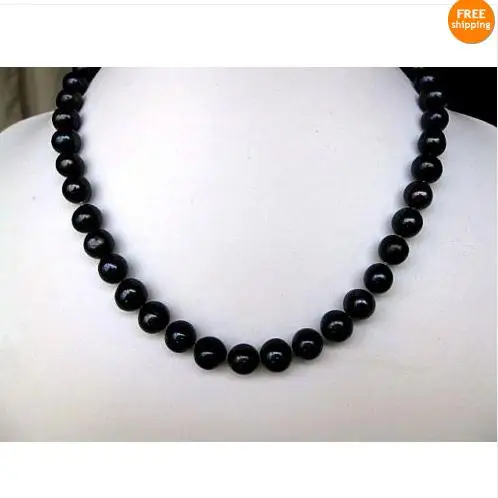

Ожерелье из жемчуга АА уникального дизайна, ювелирные изделия из черного натурального пресноводного жемчуга с серебряной застежкой, очаро...