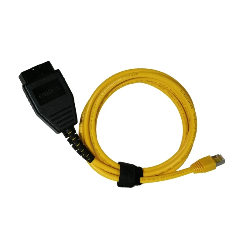 

Enet OBD2 RJ45 кабель, Ethernet кабель RJ45 ethernet коннектор инструменты к интерфейсам OBDII кабель диагностическое кодирование автомобиля H8WE