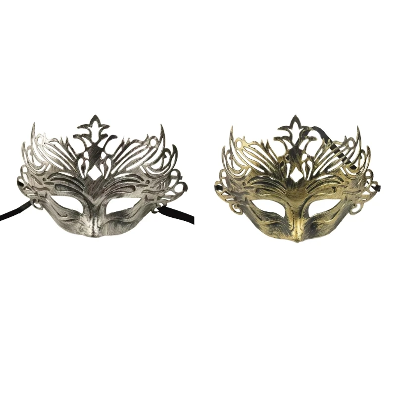 

Crown Masquerade Mask Halloween Ball-Mask Christmas Costume Party Masks for Couples Women and Men Mardi Gras-Masks HXBA