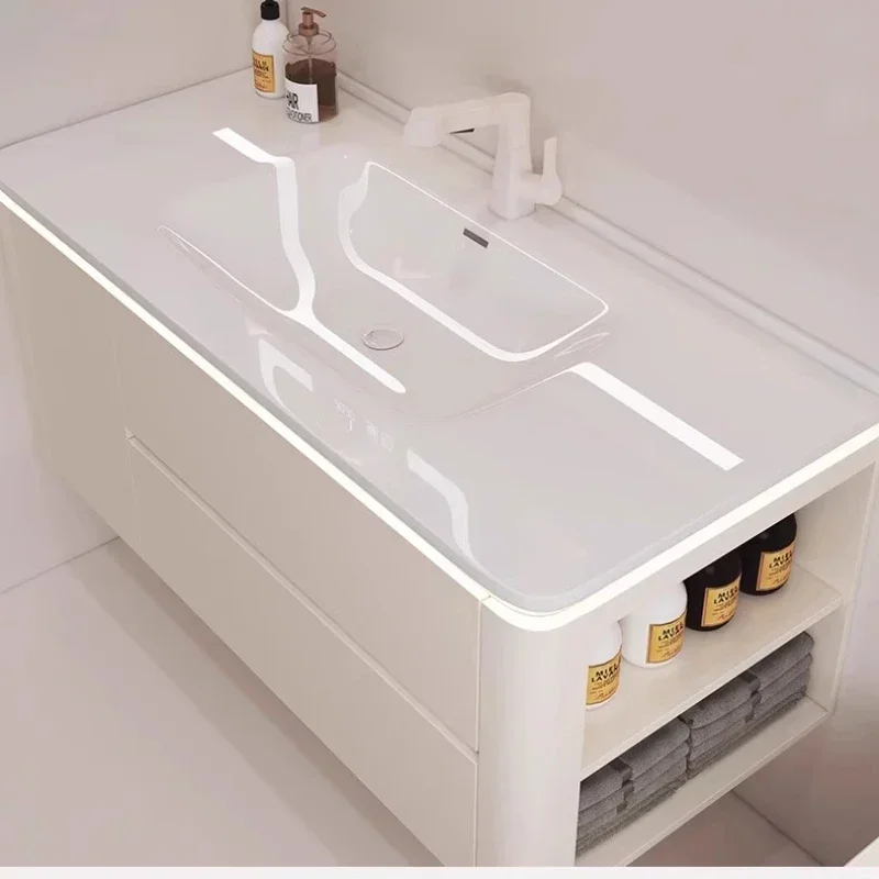 Шкаф для ванной комнаты шкафчик хранения ручные инструменты белая мебель