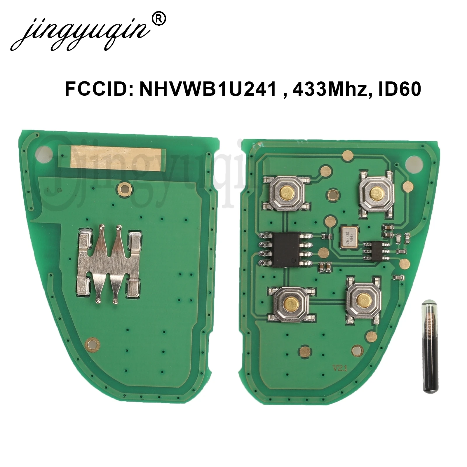 Jingyuqin NHVWB1U241 4D60 Chip Flip Remote Key Для Jaguar X-Type S-Type 1999-2009 XJ XJR 315 МГц 433 4 Кнопки Fo21 Blade