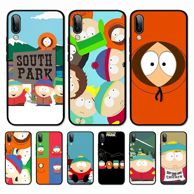 

Funny-Souths-Park-Cute Phone Case for Vivo Y91C Y11 17 19 17 67 81 Oppo A9 2020 Realme c3