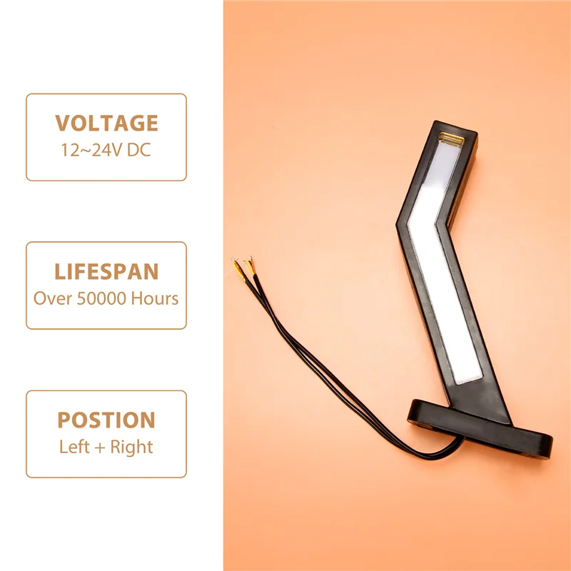 2 шт. 33 светодиодных индикатора для прицепа
