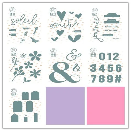 Новое поступление предпродажа французские металлические штампы для DIY