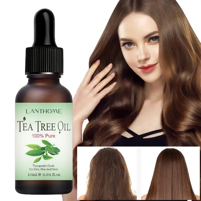 

Органическое Масло чайного дерева, чистое масло Essentiall для волос, кожи лица, кожи головы, питательное натуральное массажное масло для ухода за волосами