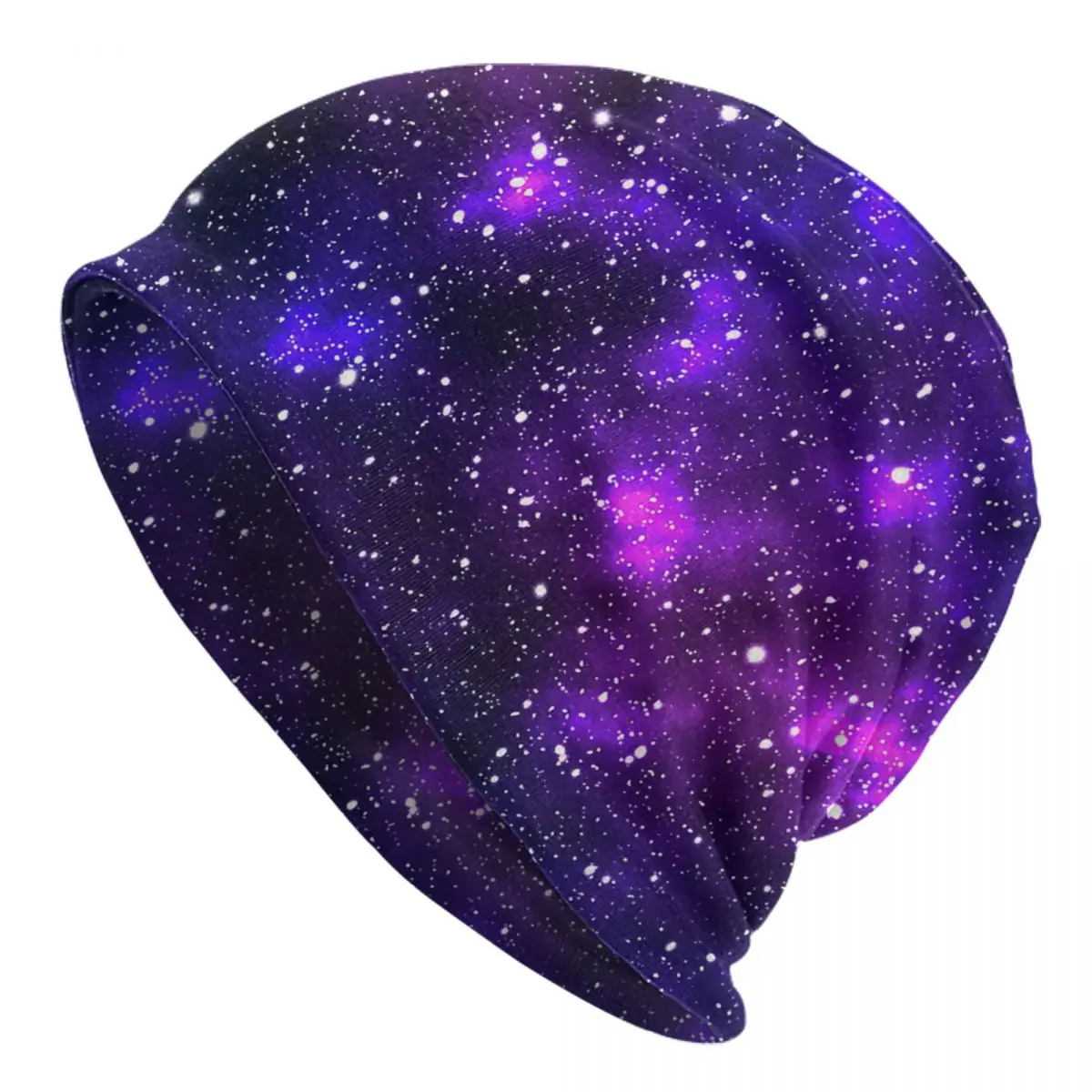 Colorful Galaxy With Nebula,clouds And Starlight Adult Men's Women's Knit Hat Keep warm winter Funny knitted hat