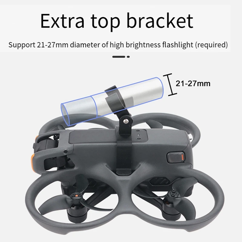 Drone Strobe Light Night Flight Rechargeable Lamp With Bracket For DJI Avata 2 Rone Accessories
