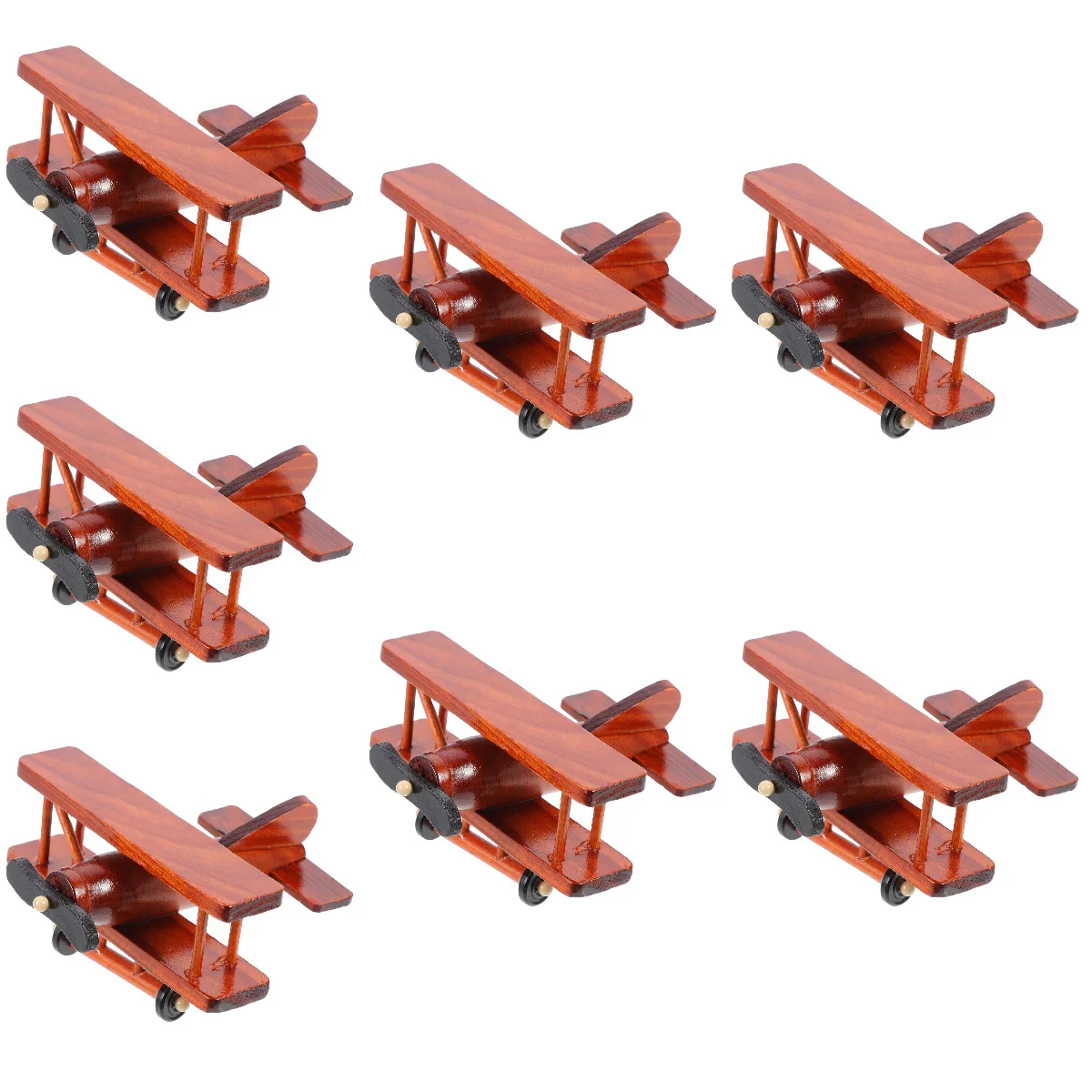 

7 шт., деревянные украшения для модели самолета