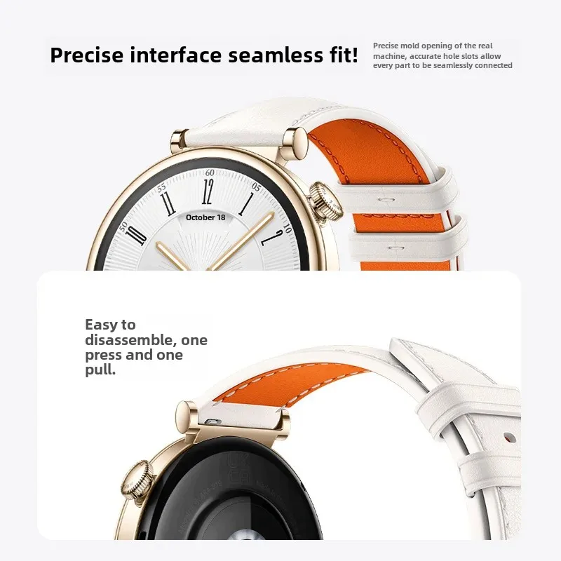 Для Huawei GT4 Watch4 Pro ремешок из натуральной кожи официальный GT2 мужской женский Honor