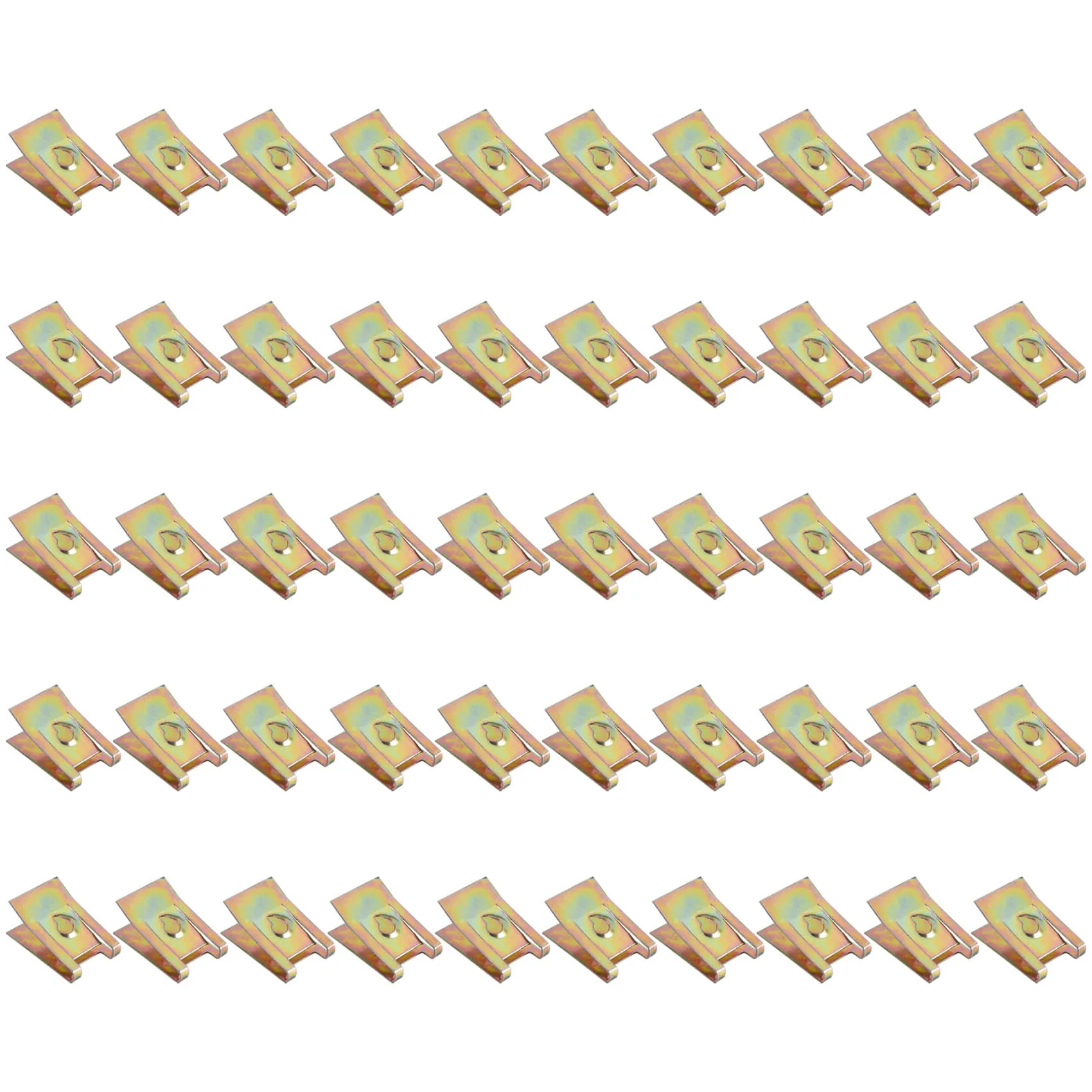 50 шт. бронзовые тона пружинные металлические автомобильные дверные панели шпиль