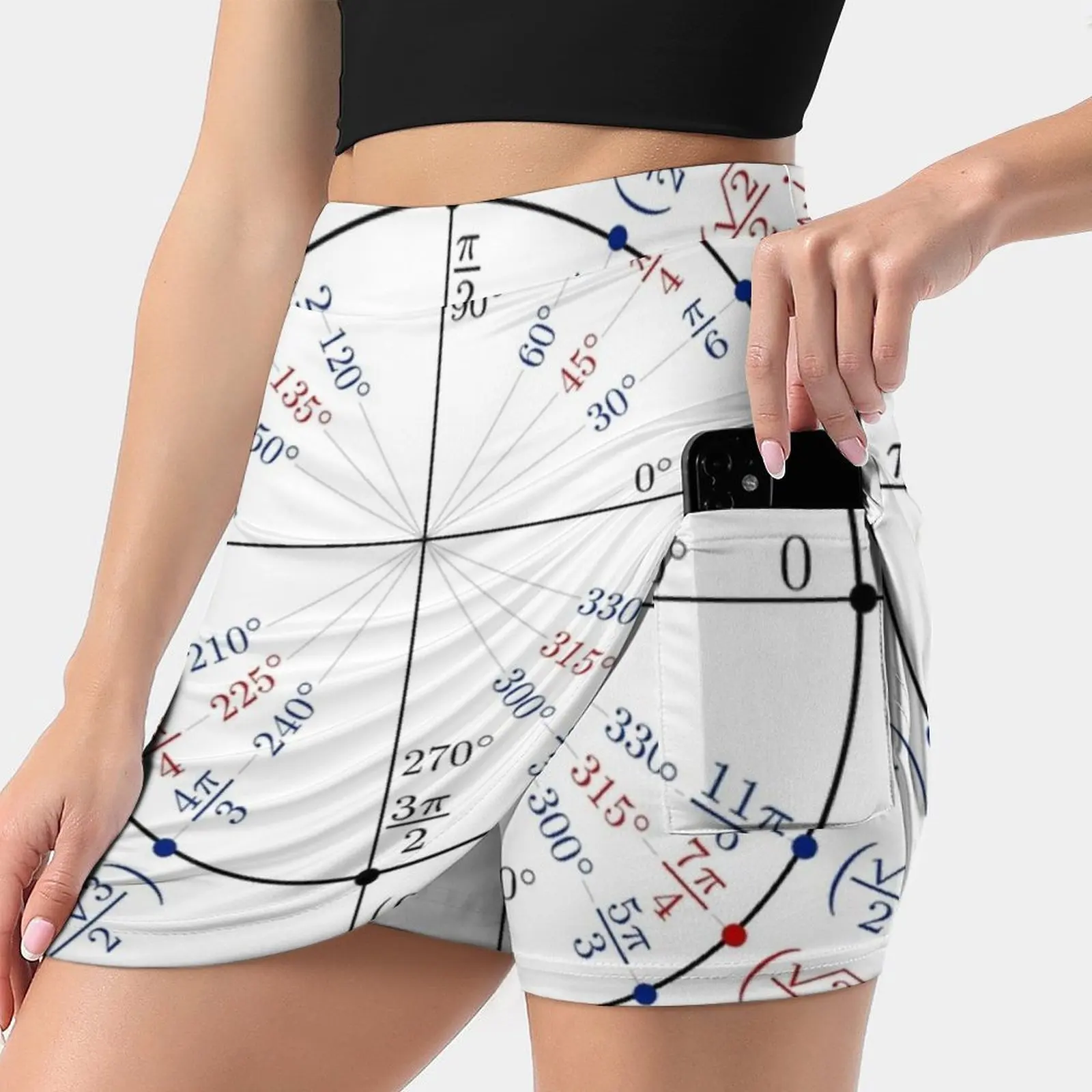 

Женская легкая юбка-брюки Unit Circle, модная Корейская Легкая летняя юбка-брюки