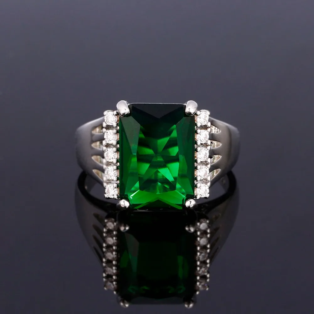 Женское кольцо с разноцветным топазом серебряного цвета | Украшения и аксессуары