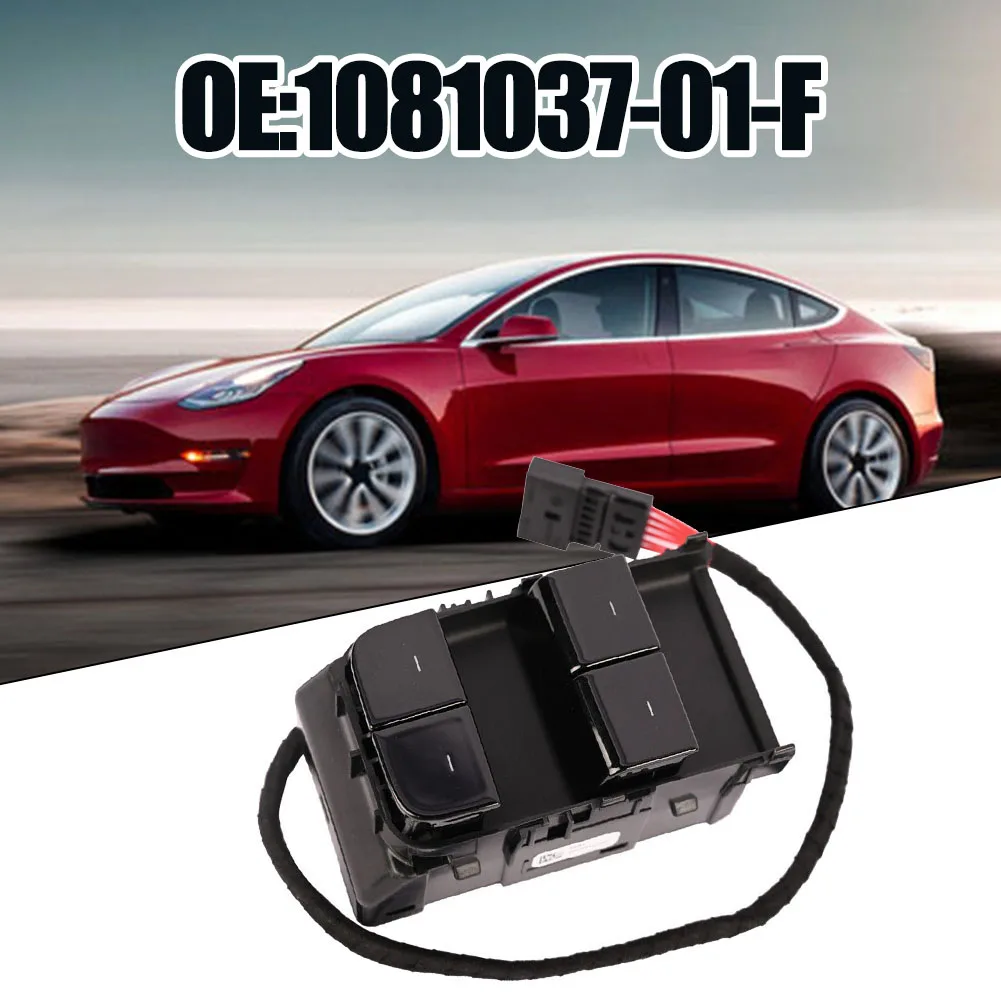 

Car Door Glass Left Front Switch For Tesla Model 3 M3 1081037-01-F Window Control Switch Door Glass Lifter Replacement