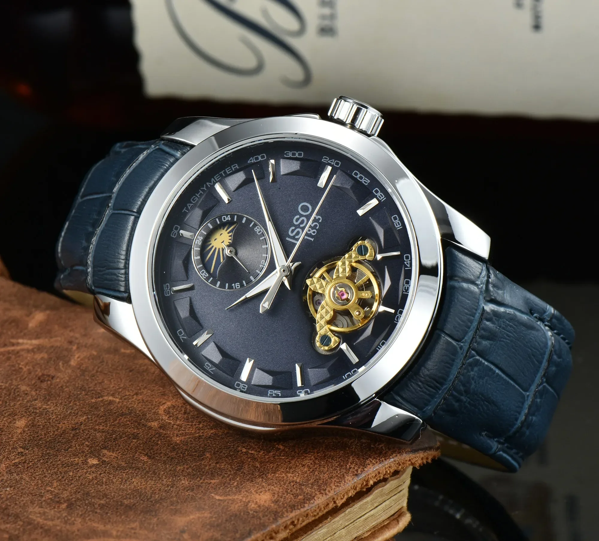 

TXZ10 Men's Luxury Brand Fashion Mechanical TISSOT Watch Stainless Steel Band Male Wristwatches for Men Clock Relogio Masculino