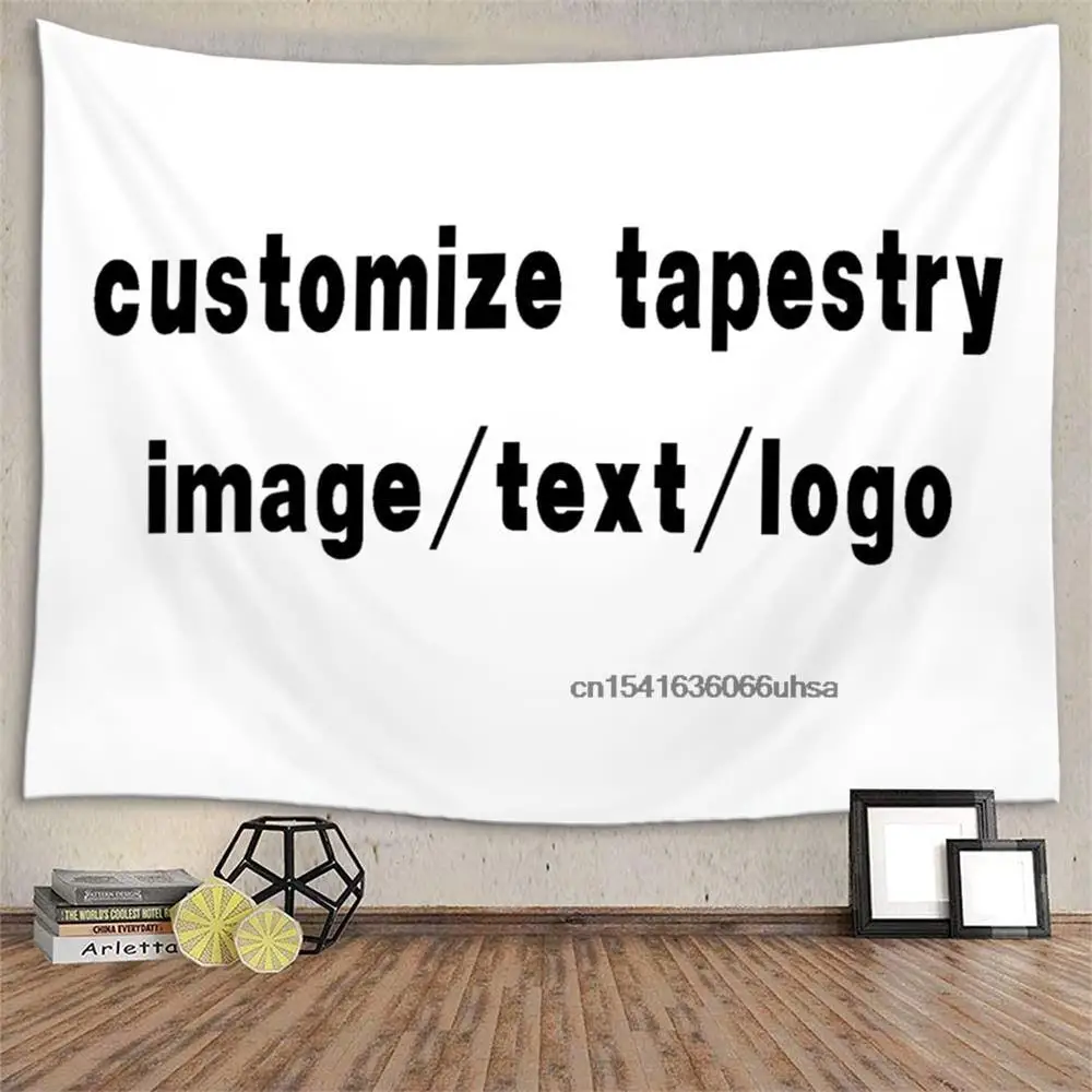 Customized Tapestry Personalized Backdrop Custom Wall Hanging Tapestry Tarot Anime Aesthetic Tapestries Hippie Tapestrys Decor