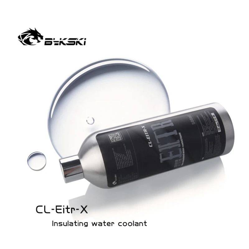 

Bykski CL-Eitr-X,500 мл, изоляционная вода, охлаждающая жидкость, погружной прозрачный не проводящий масляный охлаждение для майнинга