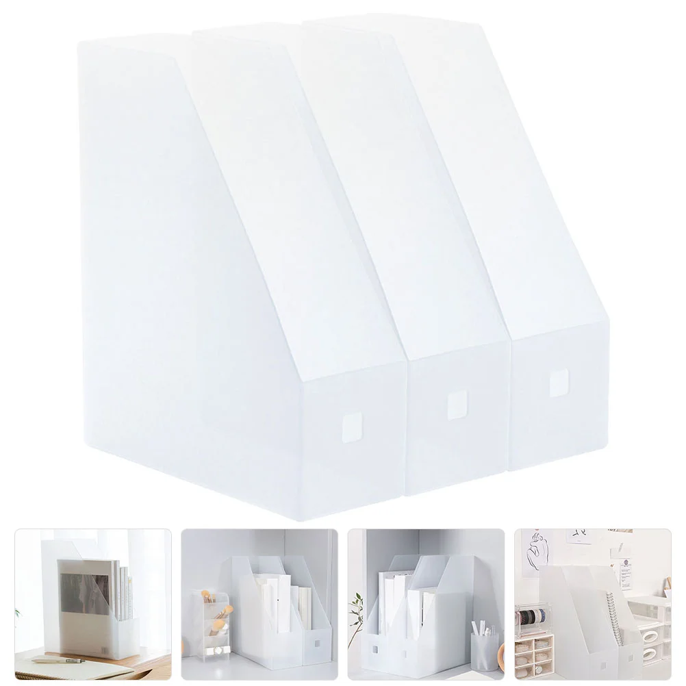 

File Magazine Holder Box Desktop Folder Office Storage Document Rack Organizer Bookshelf Desk Files Books