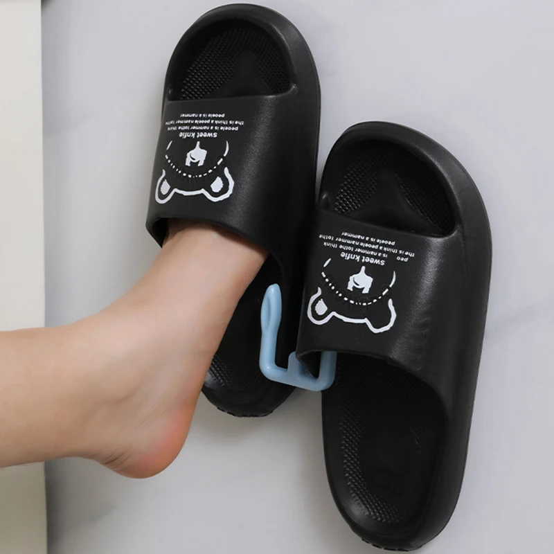 Самоклеящаяся полка для тапочек ванной комнаты простой крючок стеллаж туалета