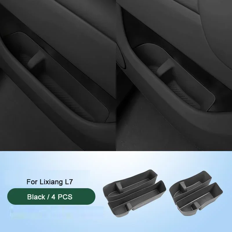 Для Li Lixiang L6 L7 L8 L9 автомобильный Стайлинг дверной ящик для хранения подушка дверной Слот Подушка силиконовый ящик для хранения автомобильные аксессуары