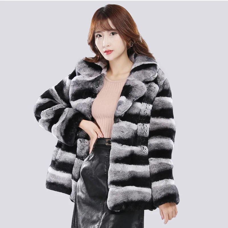 New Winter Women's Fur Coat Faux Fur Jacket Short Mink Top Korean Fashion Warm Casual Little Suit Luxury Thicker