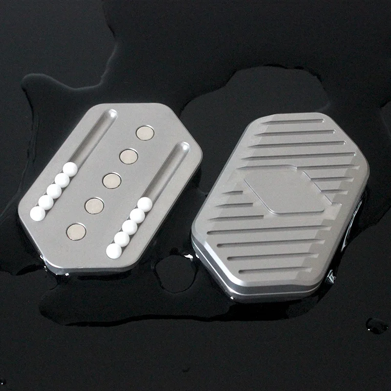 EDC Changeable Push Brand Titanium Alloy Pop Coin Decompression Toy Fingertip Gyro Ppb Black Technology Boyfriend Gift