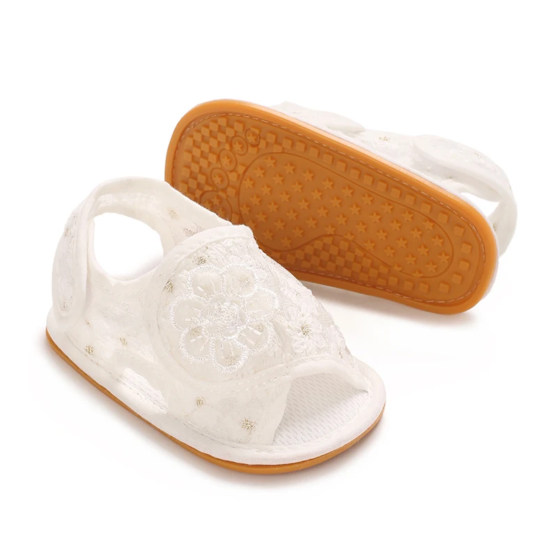 Дышащие сандалии для малышей с вышивкой девочек 0-1 года