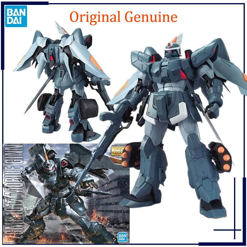 Оригинальная оригинальная MG 1/100 ZGMF-1017 MOBILE GINN Gundam Bandai аниме-модель игрушки