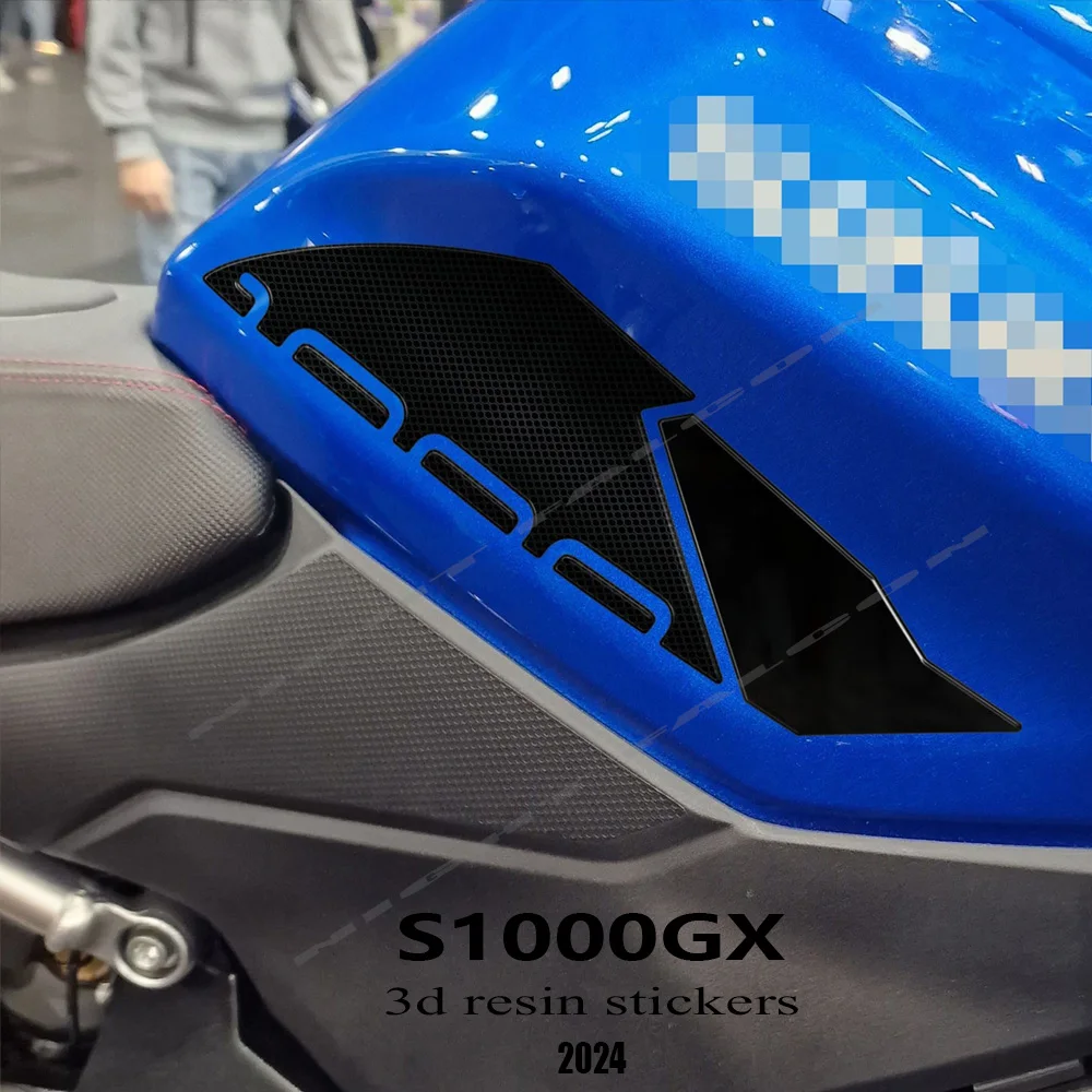Для GSX-S 1000 GX 2024 3D гелевая защитная наклейка из смолы наклейки на бак для мотоцикла