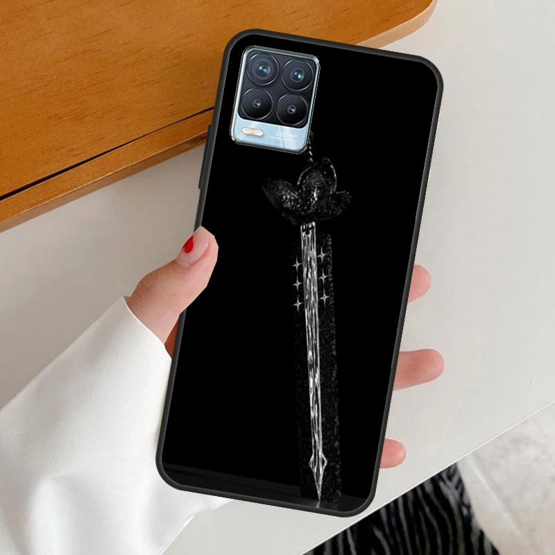 Черный клевер меч для обитателя демонов Realme 9 Pro 8 8i 9i Q3s GT Neo 2 Master чехол телефона