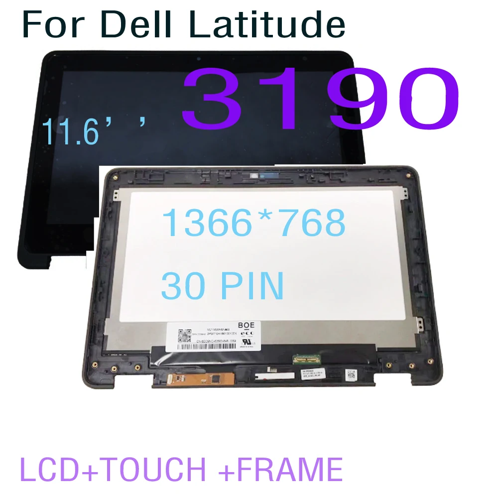 DIXSG 11 6-дюймовый IPS ЖК-дисплей для Dell Latitude 3190