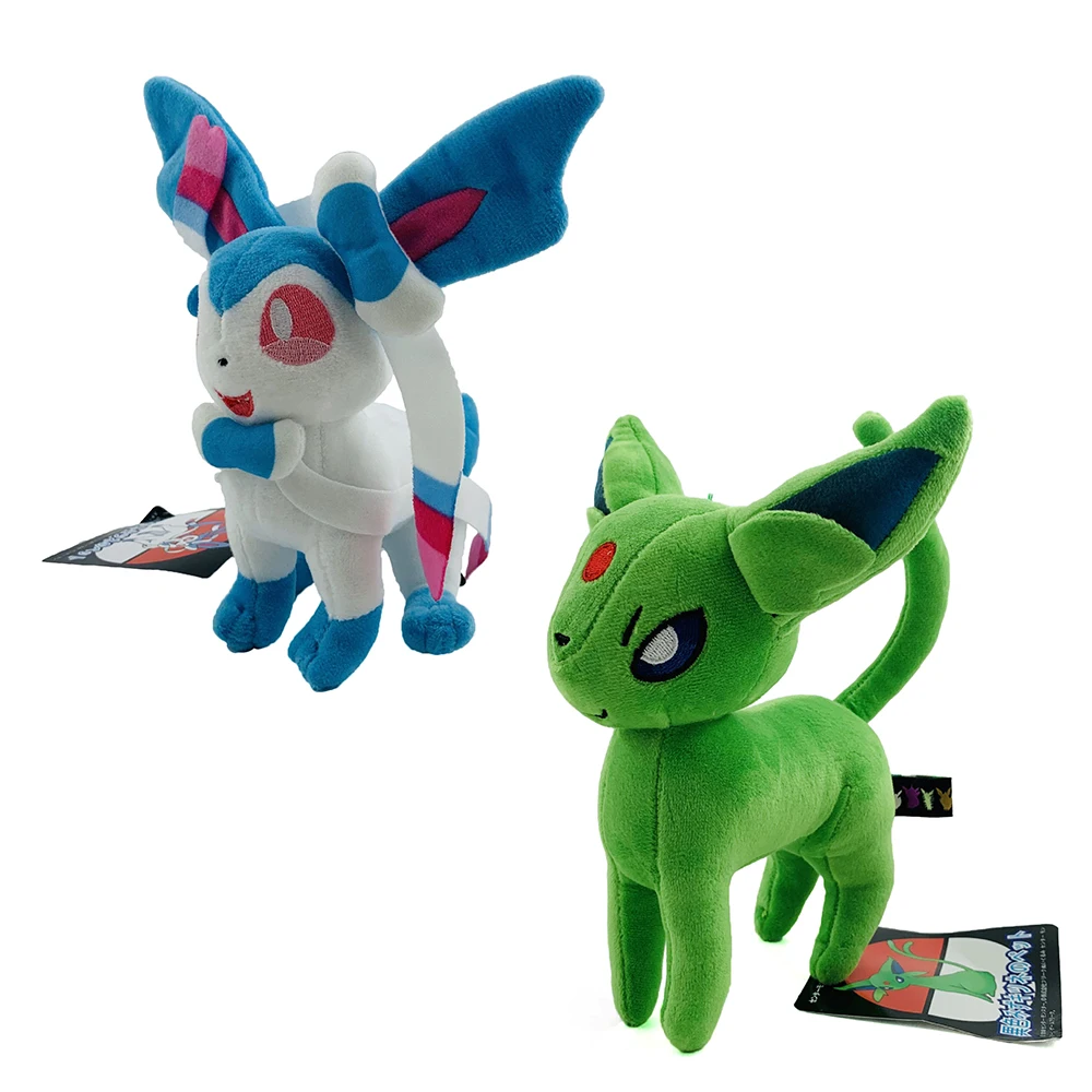 

23 см Eevee Покемон Плюшевые игрушки силвеон ЭПОН мультфильм аниме карманные монстры мягкая набивная плюшевая кукла для детей подарок