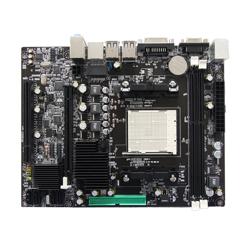 

Материнская плата A78 для компьютера, двухъядерный процессор AMD AM3, четыре ядра X2, ЦП DDR3, 8 Гб ОЗУ, SATA2.0, PCI-E 16X, VGA + DVI