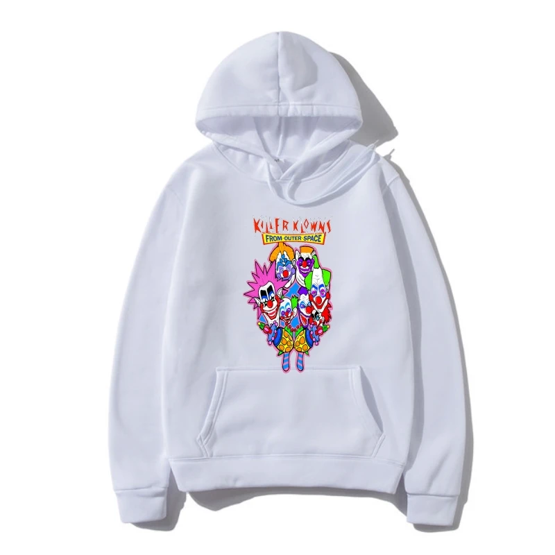 

Мужская теплая толстовка свитшот с изображением убийц клоунов из космоса Killerklowns верхняя одежда для женщин и мужчин верхняя одежда с капюшо...