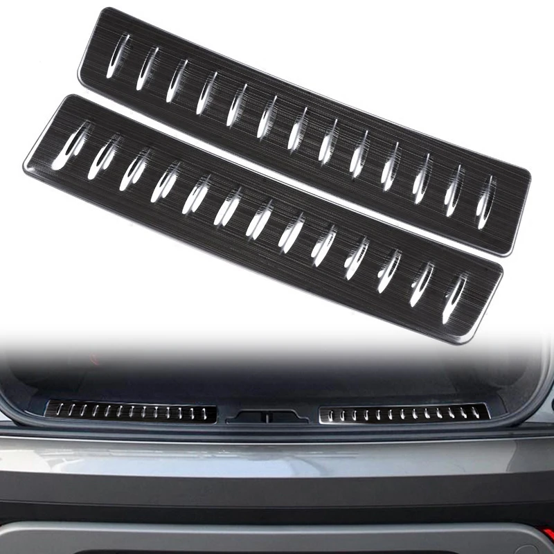 

Accessories for Land Rover Range Rover Velar 2017 2018 Stainless Steel Inner Rear Bumper Plate Decoration Cover Trim car styling