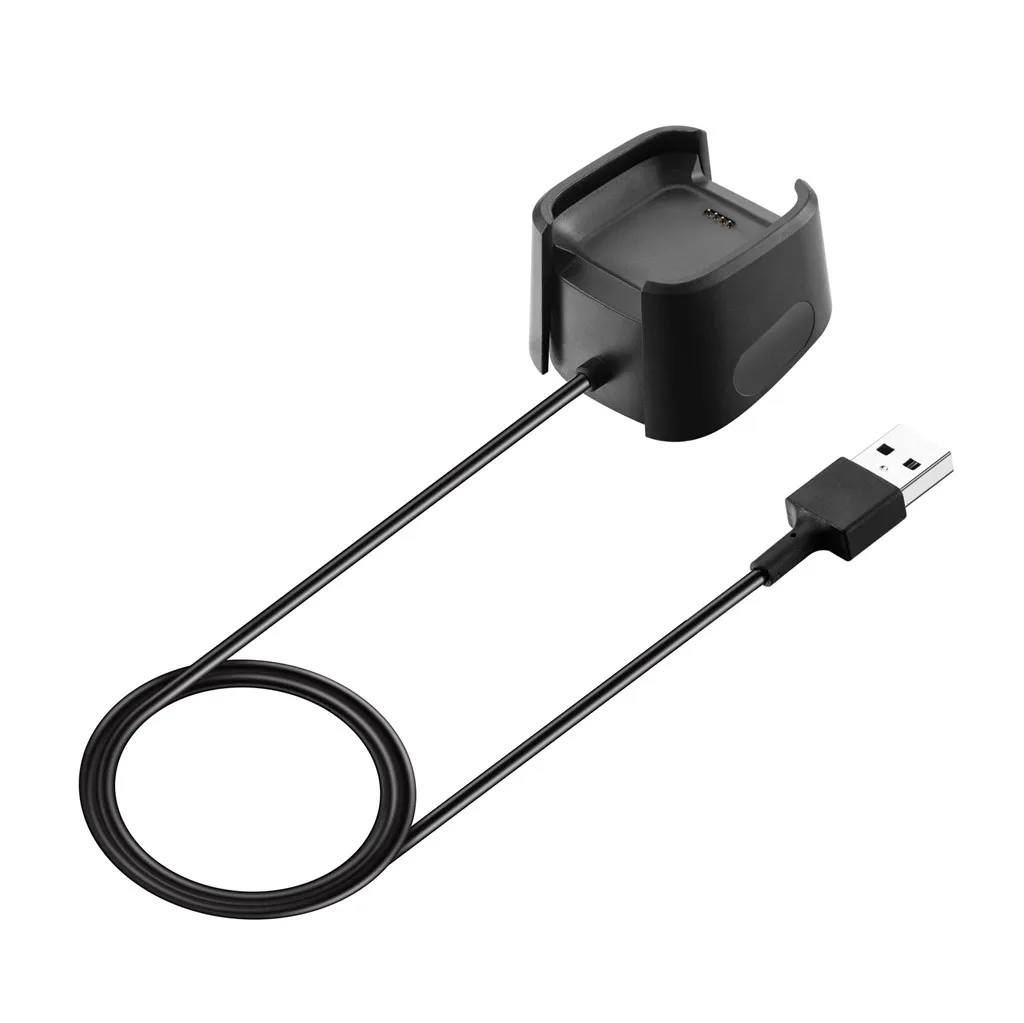 2022 High Quality USB Power Charger Cable Battery Charging Station Holder For Fitbit Versa Lite Replace Support Accessories