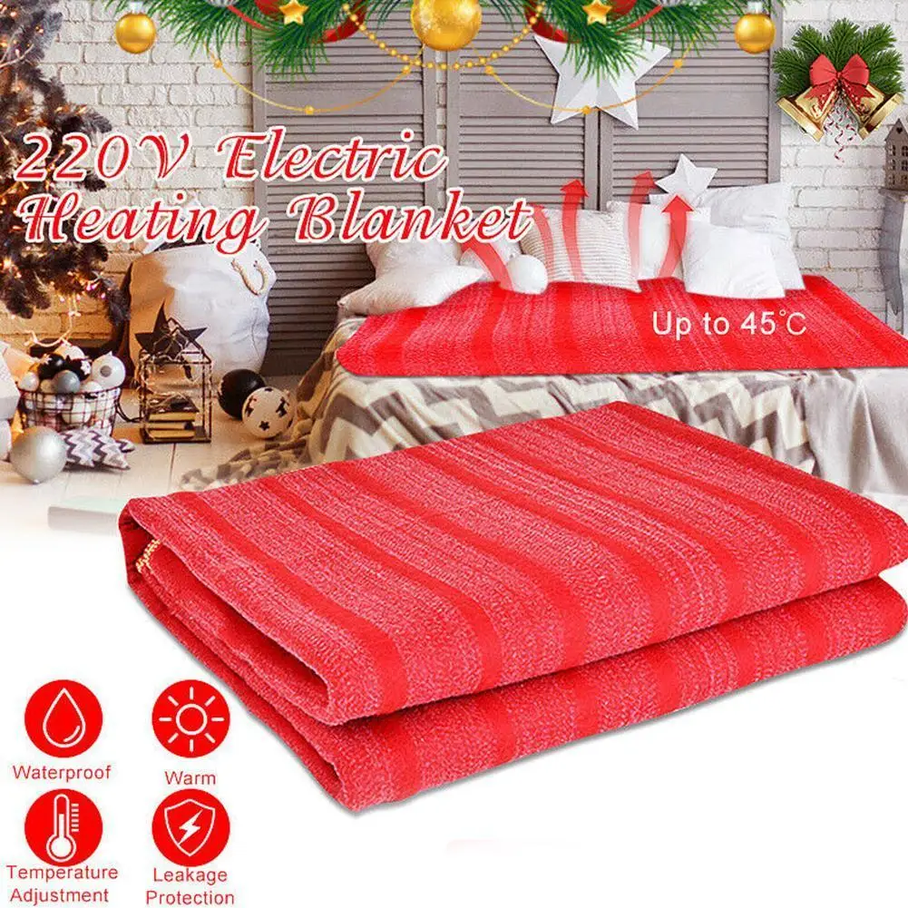 

Electric Blanket 220V 50W Thicker Heater Heating Pad Mattress Thermostat Electric Mat Heating Blanket Winter Body Warmer