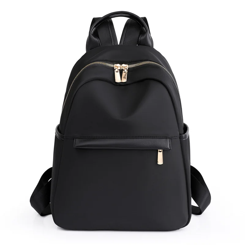 

TRAVEASY Oxford Female Backpack Casual Ladies 2022 New Shoulders Bag Small Solid Color Zipper Women Travel Handbags 2022 Fashion