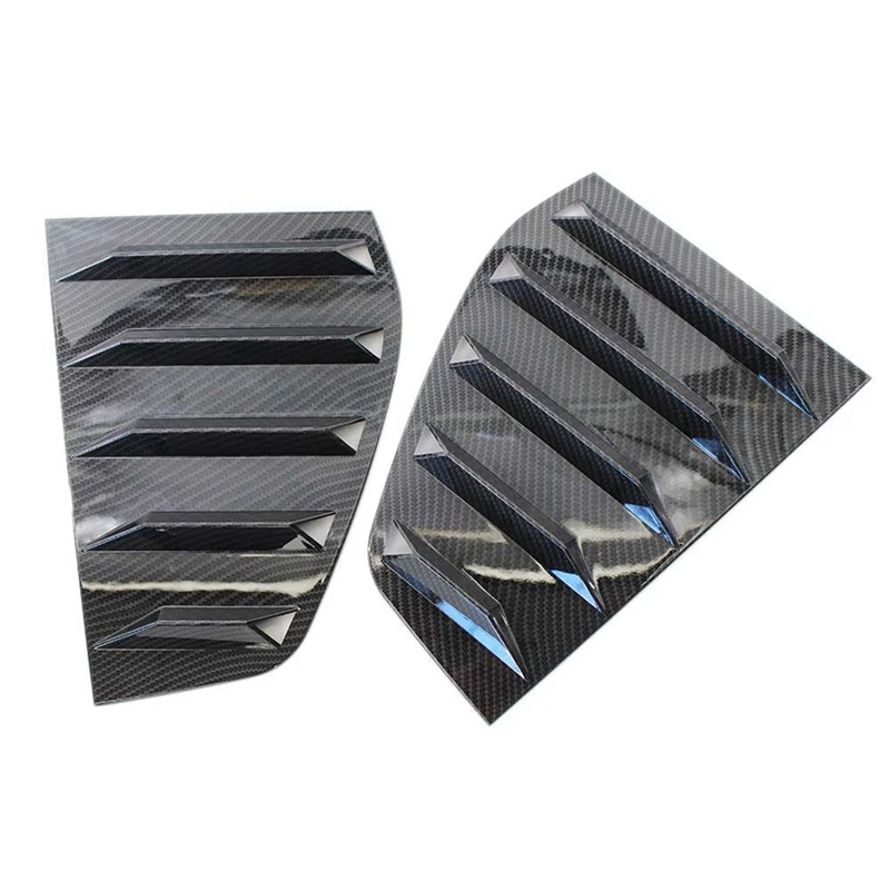 

Задние боковые стеклянные жалюзи, задние треугольные оконные жалюзи, декоративные наклейки, детали для VW Golf GOLF/R GTI MK6 2010-2014