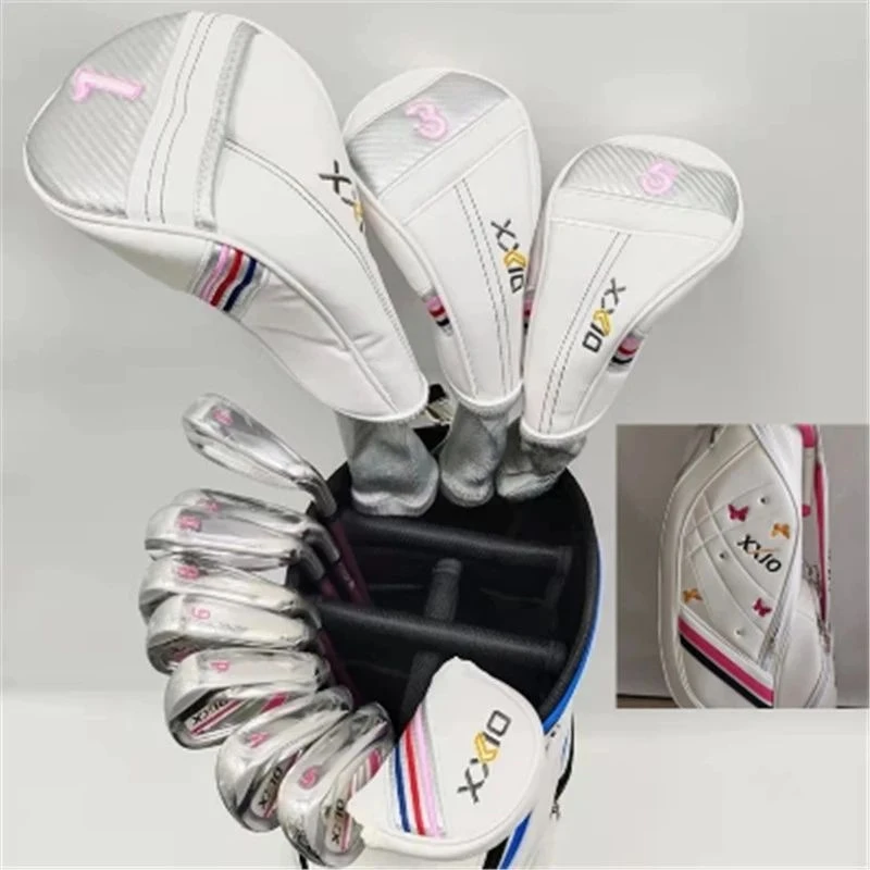 Ladies Golf Club MP1100 Full Set of Drivers + 3 5 Woods + Irons + Putters Conventional Hard Graphite Shaft With Hood