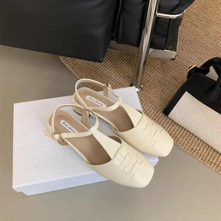 Женская обувь в стиле ретро богемные сандалии лето 2024 мягкие оригинальные