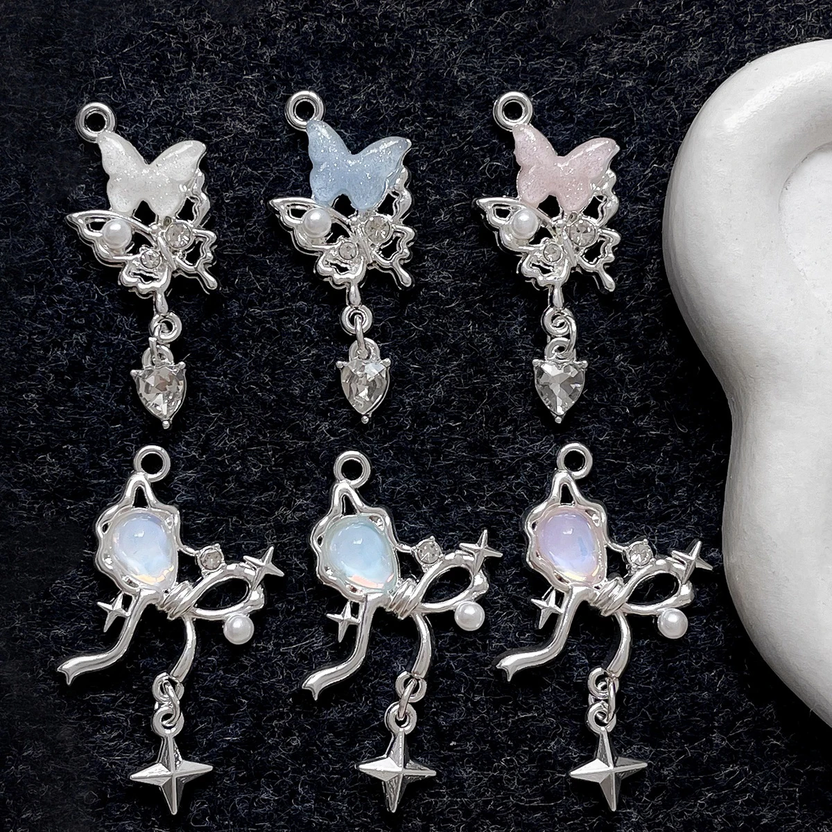 6 шт. сплав Dreamstar Planet Moon бабочка кулон Diy ювелирные изделия ручной работы ожерелье