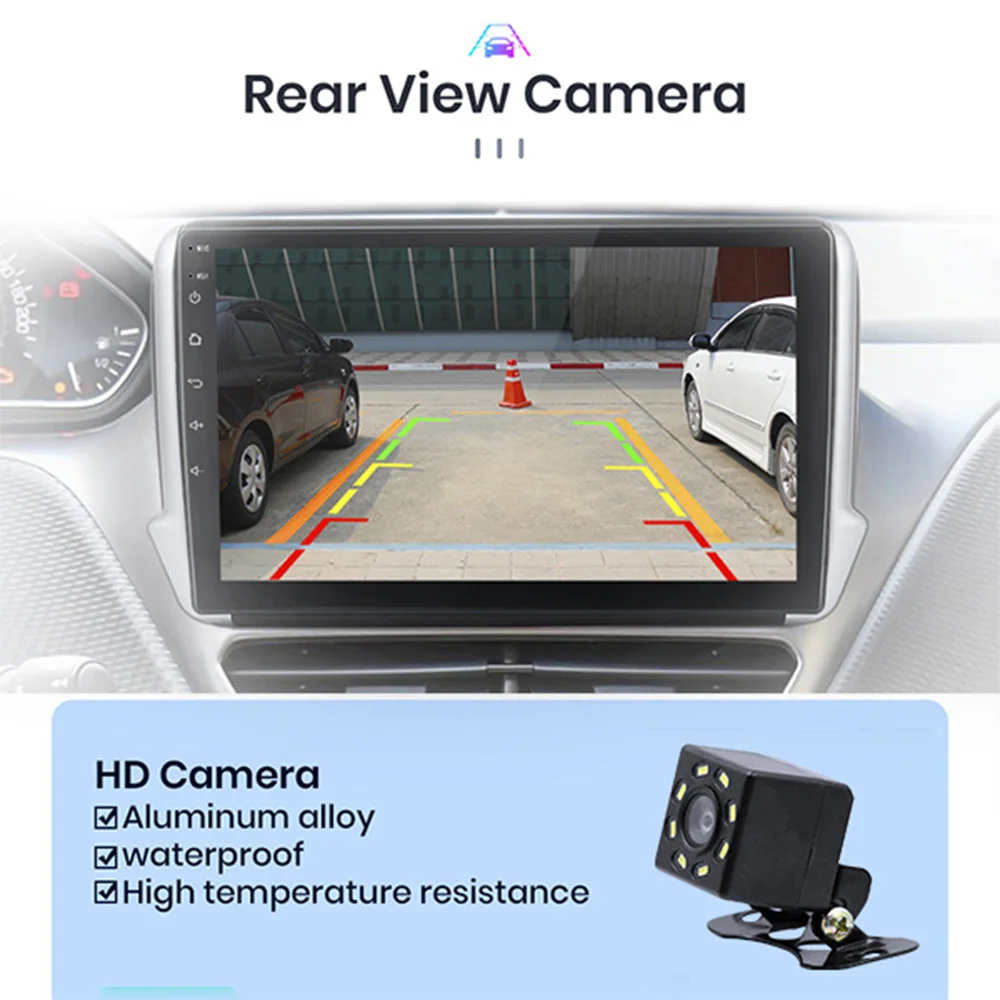 Автомобильная стерео-система на Android 10 для Peugeot 2008 208 серии 2012-2018 мультимедийная