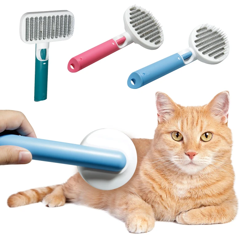 Dog Hair Removal Comb Grooming Hair Brush Cat Flea Cleaning Comb Pet Products Pet Cats Comb Dogs Grooming Tool Dogs Accessories