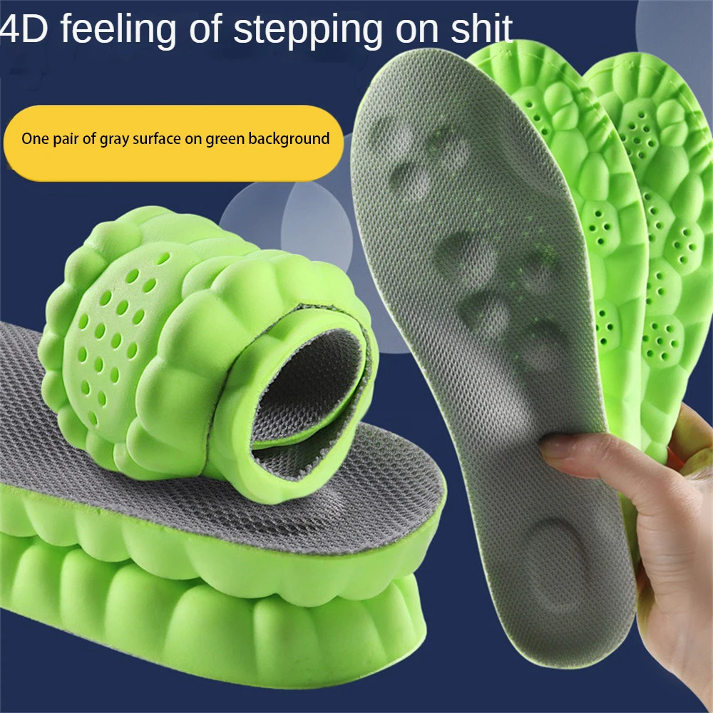 

Orthopedic Sport Insoles for Feet PU Sole Soft Breathable Shock Absorption Running Shoes Pad Memory Foam Sport Insoles