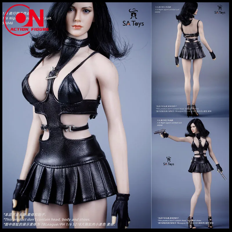 SA Toys SA046 1/6 женский комбинированный экшн-фигурка в виде ночного агента модель
