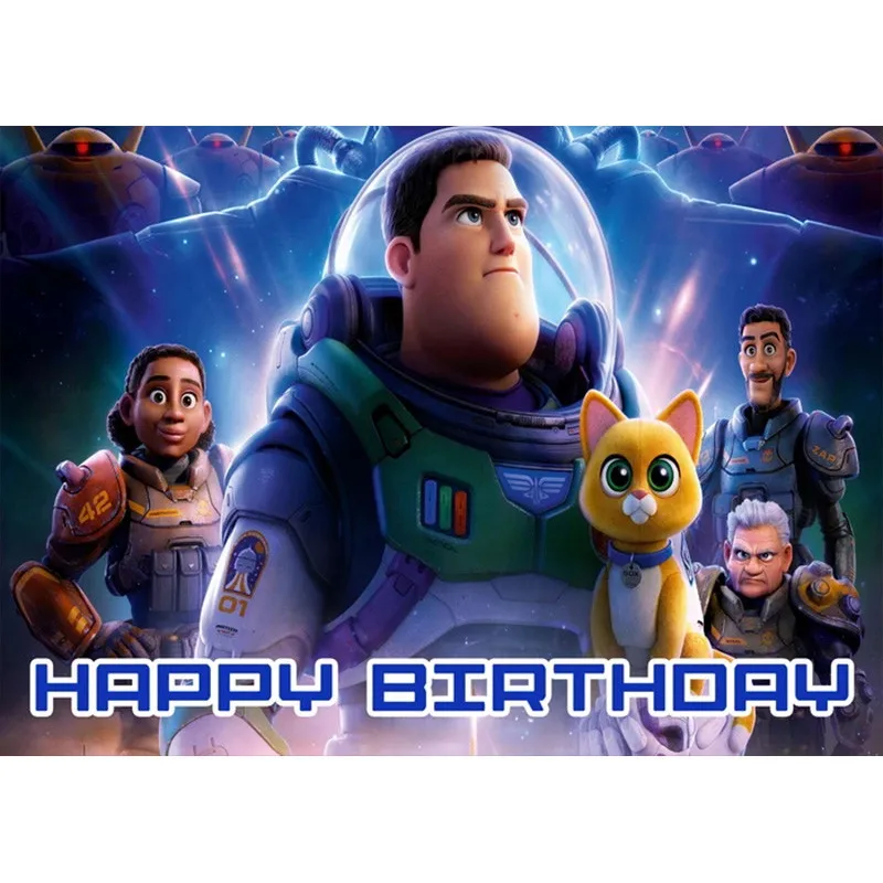 Тканевый фон с темой игрушек героями мультфильмов декор днем рождения