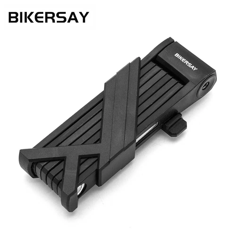 

BIKERSAY Foldable Bike Lock Portable High Security Anti-theft Electric Vehicle Motorcycle Mountain Bike Lock Riding Accessories