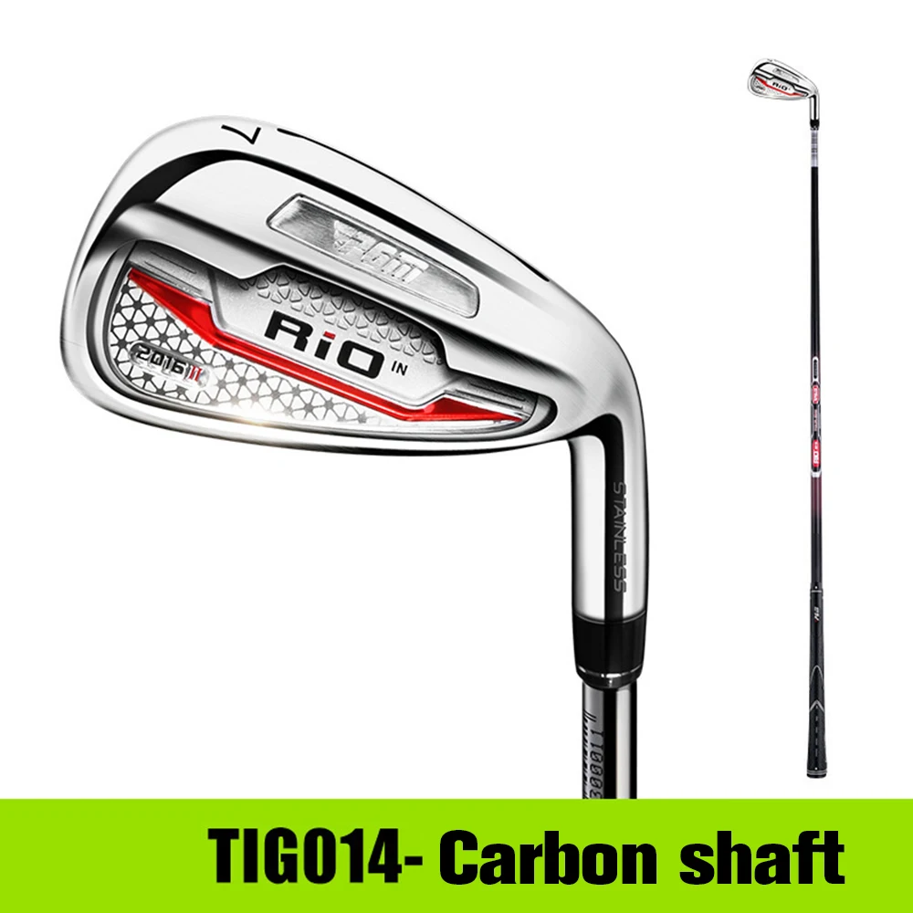 

PGM Men Golf Clubs Beginners 7 Irons Generation Stainless Steel Club Carbon Practice TIG014